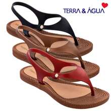 Women Flat Sandals - 銅色 - 查看 1