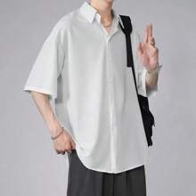 Men Denim Shirts - White - View 1