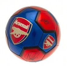 Arsenal FC Victory Through Harmony Signature Football (Navy/Red/White) - Navy Blue - View 1
