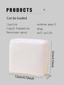 1入組可定制收納袋，獨特設計（照片，名字，插圖），可重複使用的生理用品收納袋，衛生巾包，棉巾包，非常適用於大學宿舍、旅行、浴室和學校使用 - 彩色 - 查看 5