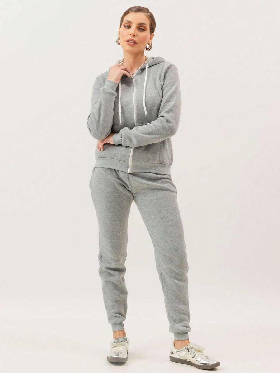 Women Sweatshirts - 灰色 - 查看 1