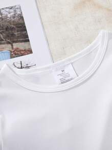 3入組少女可愛動物印花夏季休閒短袖T恤 - 彩色 - 查看 3