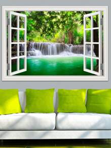 2 miếng dán tường tự dính hình hồ bãi biển 3D có thể tháo rời, hình nền in hoa hướng dương, thác nước, phong cảnh tuyết, bóc ra và dán cho phòng ngủ, nhà bếp, thẩm mỹ, nhãn dán, decal dán tường, decal vinyl trang trí nhà cửa, vật dụng trang trí mùa xuân làm mới ngôi nhà của bạn, nhãn dán trang trí lễ hội quà tặng sinh nhật, tốt nghiệp - Nhiều màu - Xem 27