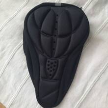 Sillín de bicicleta de ciclismo MTB acolchado suave 3D, funda de asiento de espuma de almohadilla de cojín, accesorio de bicicleta cómodo mat para sillas de montar