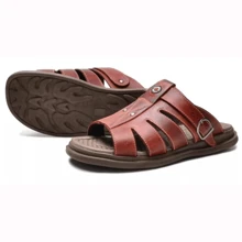 Men Sandals - 紫紅色 - 查看 2