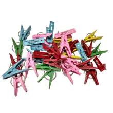 200 Pinzas Para Ropa De Colores Mixtos Pinza Para Tendedero Excelente Calidad, pinzas de ropa de plástico Elija - Multicolor - Ver 1