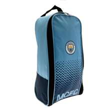 Manchester City FC Face Design Boot Bag (Blue) - Cadet Blue - View 1