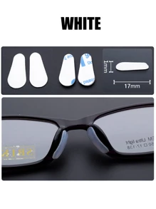 10 miếng đệm mũi chống trượt bằng silicon hình con bướm có chức năng tăng chiều cao và giảm áp lực cho kính phụ kiện dành cho nữ - Miếng đệm mũi bướm - Xem 4