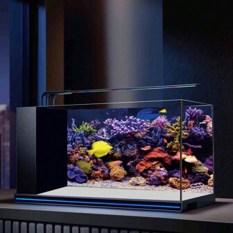 1 Roll 40*60cm Undersea Coral Aquarium Background Sticker, Blue/Purple/Green Tropical Ocean Fish Tank Rear Glass Scene Backdrop Decal, Aquarium Side Tank Bottom Color Sticker.