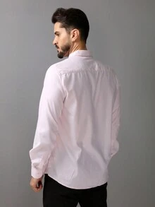 Men Cardigans - Baby Pink - View 2