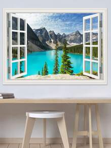 2 miếng dán tường tự dính hình hồ bãi biển 3D có thể tháo rời, hình nền in hoa hướng dương, thác nước, phong cảnh tuyết, bóc ra và dán cho phòng ngủ, nhà bếp, thẩm mỹ, nhãn dán, decal dán tường, decal vinyl trang trí nhà cửa, vật dụng trang trí mùa xuân làm mới ngôi nhà của bạn, nhãn dán trang trí lễ hội quà tặng sinh nhật, tốt nghiệp - Nhiều màu - Xem 7