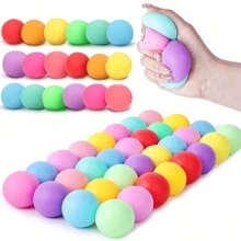 4PCS Slow Rising Stress Balls, Colorful Stretchy Ball Sensory Fidget Balls Squeeze Balls Anxiety Stress Relief Ball (Random Color) - Multicolor - View 8