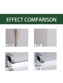 除霉粉，牆壁、冰箱、洗衣機、陶瓷磁磚和水槽的多功能清潔劑（圖片展示隨機風格） - 白色 - 查看 5