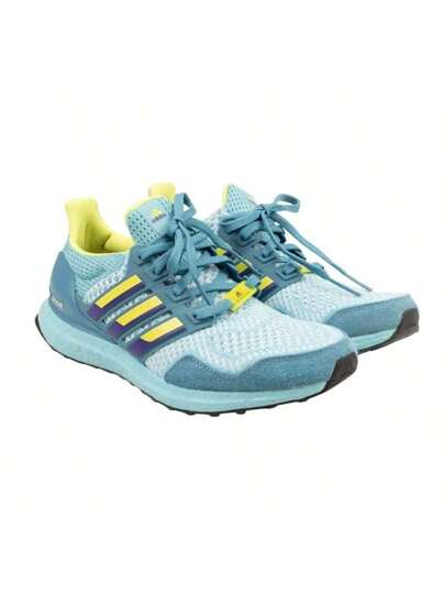 Adidas Aqua & Yellow UltraBoost 1.0 DNA ZX 8000 Sneakers