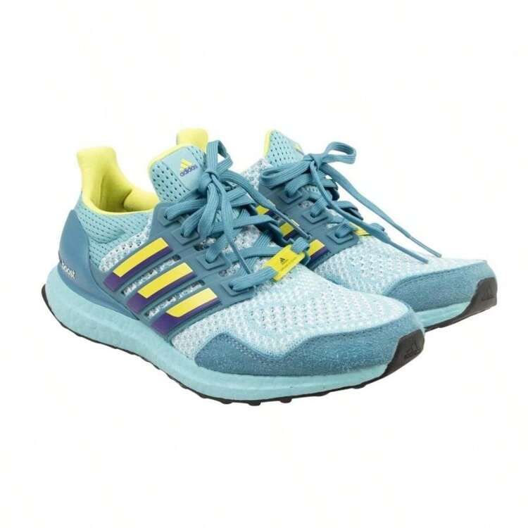 Adidas Aqua & Yellow UltraBoost 1.0 DNA ZX 8000 Sneakers