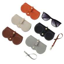 1 pieza Estuche portátil para gafas de sol, bolsa para gafas de verano con cordón - Multicolor - Ver 4