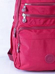 Women Fashion Backpacks - Red - View 4