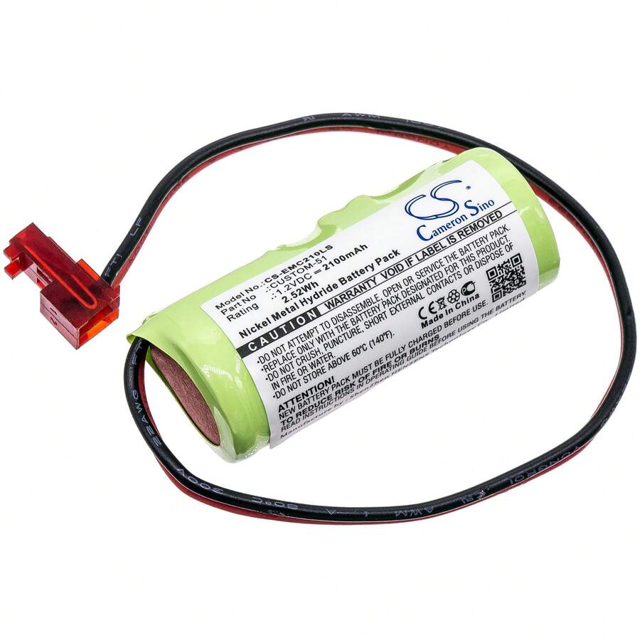 Battery For Lithonia Saft ELB-1P201NB 1210N CUSTOM-33 CUSTOM-51 ELB-1P201N 16440