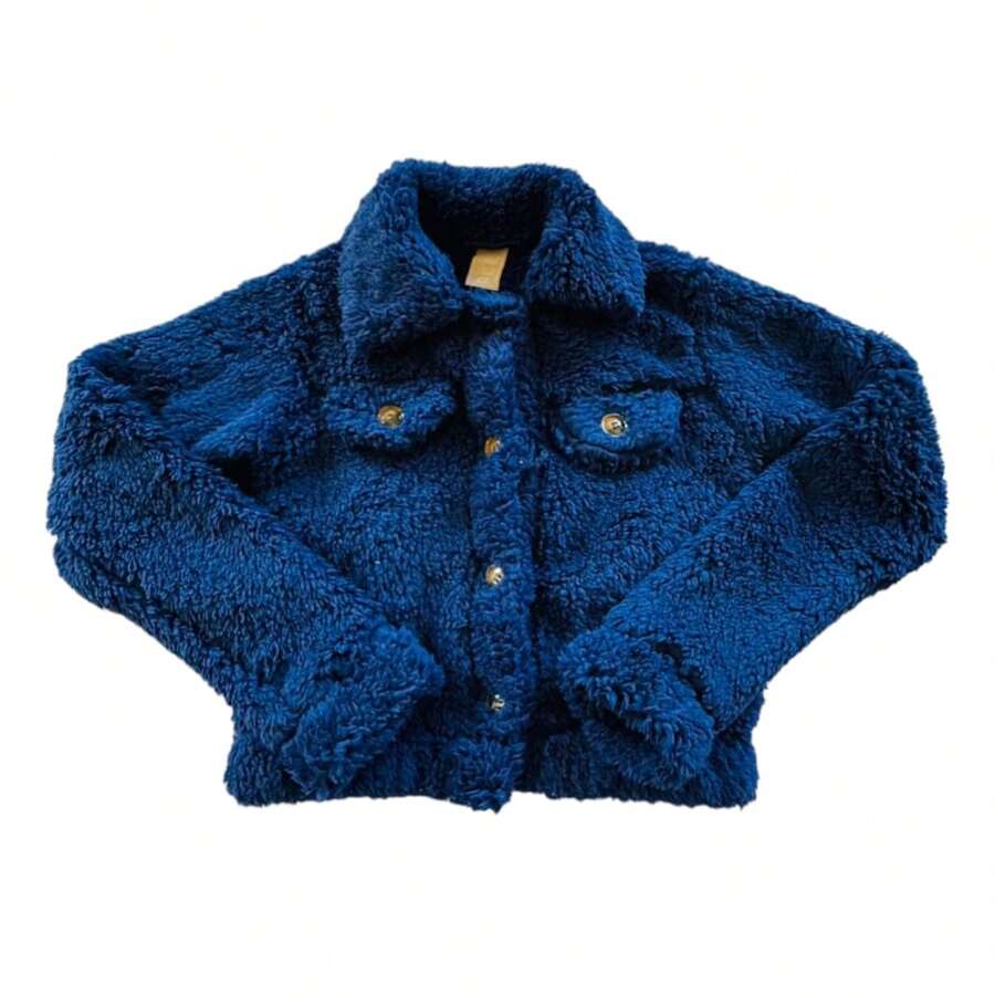 Young Girls Coats - 藍色 - 查看 1