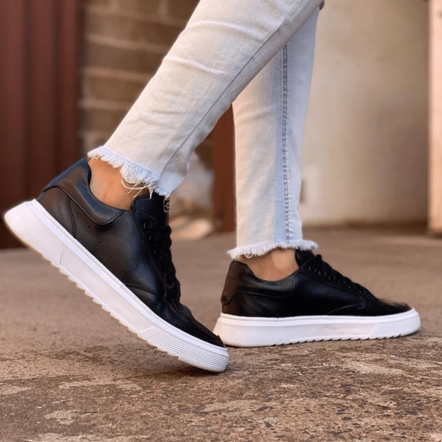 Men Sneakers - 黑色 - 查看 1