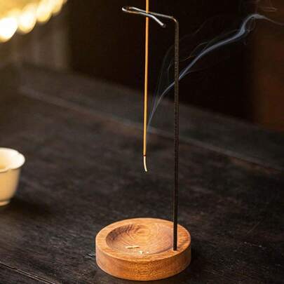 Cirelle 1 cái (Không có hương) Đế đốt hương để treo hương và cắm hương, Đế đốt hương trong nhà cao cấp cho gỗ đàn hương, Hương liệu, Trang trí tạo tâm trạng Thiền, Rama Comfort Home, Cozy Home, Đồ dùng khách sạn cao cấp, Quà tặng cao cấp, Quà tặng tân gia