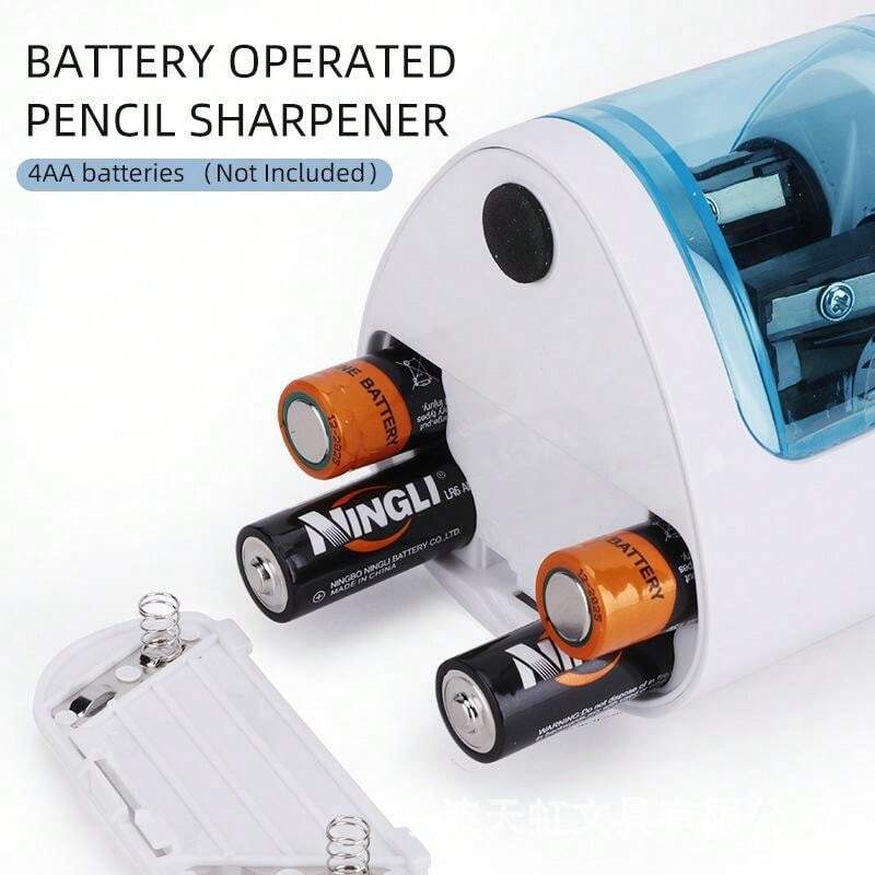Dual Hole Electric Pencil Sharpener - Semi-Automatic Sharpener With Two ...