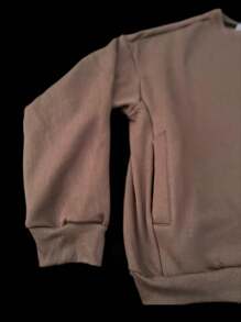 Men Hoodie & Sweatshirt Co-Ords - màu nâu - Xem 4