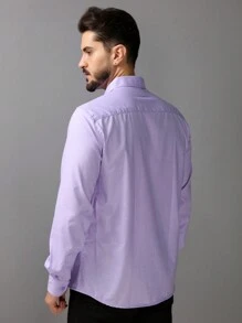 Men Cardigans - Mauve - Übersicht 2