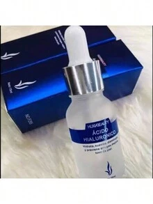 Serum Ácido Hialuronico Hidratante Suavizante Antiarrugas 30ml, Serum Facial con Ácido Hialuronico con Blanqueamiento de la Piel - Azul - Ver 3