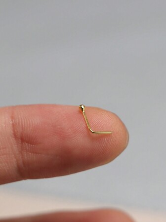 2pcs 925 Sterling Silver 1.5mm Tiny Ball Nose Studs Piercing Jewelry