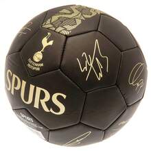 Tottenham Hotspur FC Signature Football (Matt Black/Gold) - 01 Matt Black - View 2
