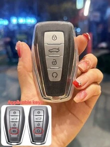 1 Vỏ Bọc Chìa Khóa Thông Minh Điều Khiển Từ Xa Xe Hơi TPU, Phù Hợp Cho Geely Coolray X6 Emgrand Global Hawk GX7 Phụ Kiện Ô Tô Không Cần Chìa Khóa, Thời Trang Và Tối Giản, Cá Tính Và Đa Năng - Nhiều màu - Xem 12