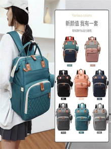 Original Waterproof Maternity Bag Backpack Bottle Holder Diaper Girl Boy - aleatorio - Ver 1