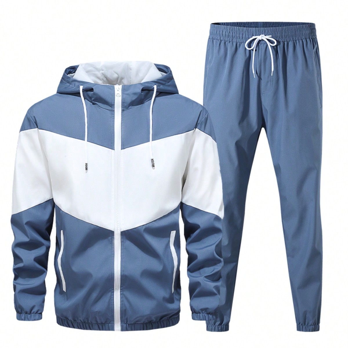 Costume de loisirs pour hommes, ensemble de sport composÃ© d'une veste automnale et d'un pantalon, mode branchÃ©e et Ã©lÃ©gante pour les jeunes hommes