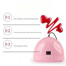 UV LED Nail Lamp, Suitable For Quick-Drying Nails With Full Nail Gel Clippers, Nail Lamp With Automatic Sensor - Multicolor - View 3