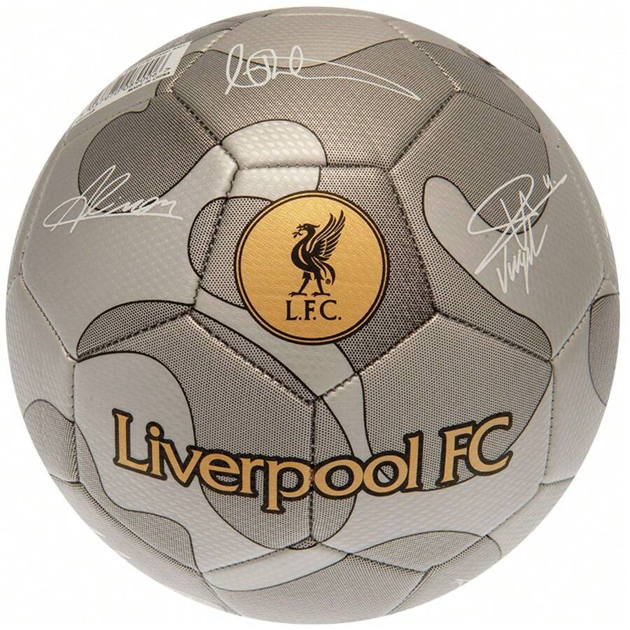 Liverpool FC Camo Football (Silver/Grey) - Silver - View 1