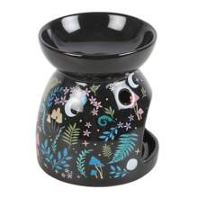 Something Different Dark Forest Forest Oil Burner (Black/Multicoloured) - 深空黑色 - 查看 4