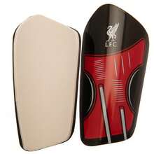 Liverpool FC Childrens/Kids  Shin Guards (Red/Black) - Red - View 2