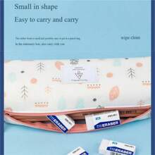 45个装铅笔橡皮擦7536中考橡皮擦2B小学生答题纸考试铅笔橡皮擦文具/美术专用橡皮擦儿童橡皮擦铅笔专用橡皮擦白色橡皮擦 - 彩色 - 查看 6