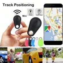 1 pièce Traceur GPS mini mode intelligent anti-perte pour animaux de compagnie, alarme, localisateur sans fil pour sac, clé, rappel, déclencheur de selfie