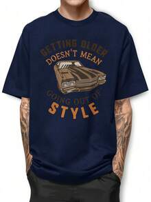 Men T-Shirts - Màu xanh hải quân - Xem 1