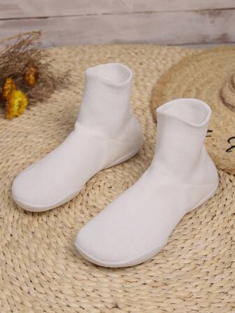 Women's Mid-Cut Outdoor Sports Trainers Shoes, Slip-Proof, Breathable, Shock-Absorbent, All Seasons, Suitable For Running, Casual Wear, Featuring Mesh Design