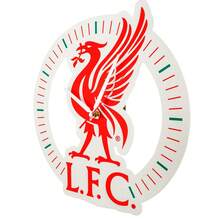 Liverpool FC Wall Clock (Red/White) - Red - View 2