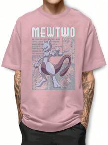 Men T-Shirts - Màu Hồng baby - Xem 1