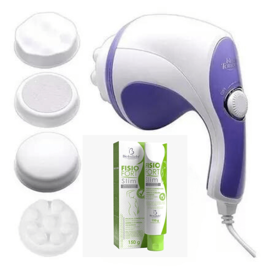 Aparelho Drenagem Linfática Massageador Orbital 360º Celulite Barriga - Voltagem 220v