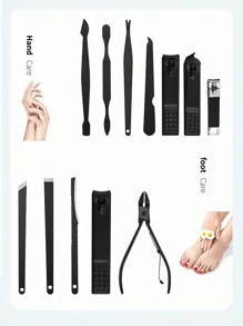 Manicure Set - Nail Clipper Set With Portable Travel Case, Callus Remover And Nail Care Tools Kit, Professional Pedicure Nail Clipper Set, Travel Beauty Kit - Multicolor - View 6