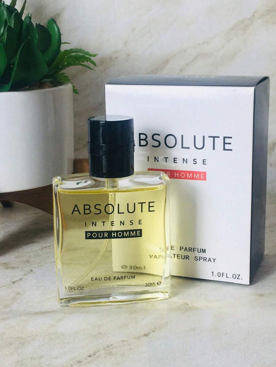 Perfume para caballero Absolute Aroma Fresco y Sofisticado 30 ml, Fragancia Masculina para Toda Ocasión Intensa y Duradera. - Blanco y Negro - Ver 1