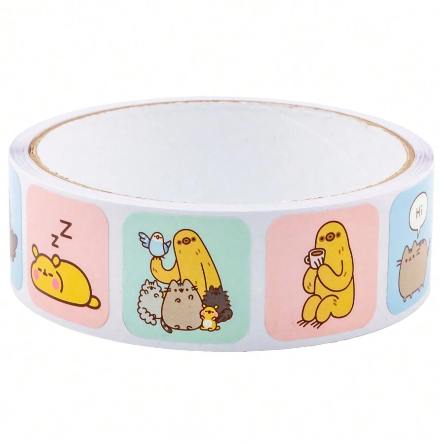 Pusheen Stickers (Pack Of 200) (Multicoloured) - Multicolor - Ver 1