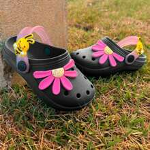 Kids Flat Sandals - màu đen - Xem 2