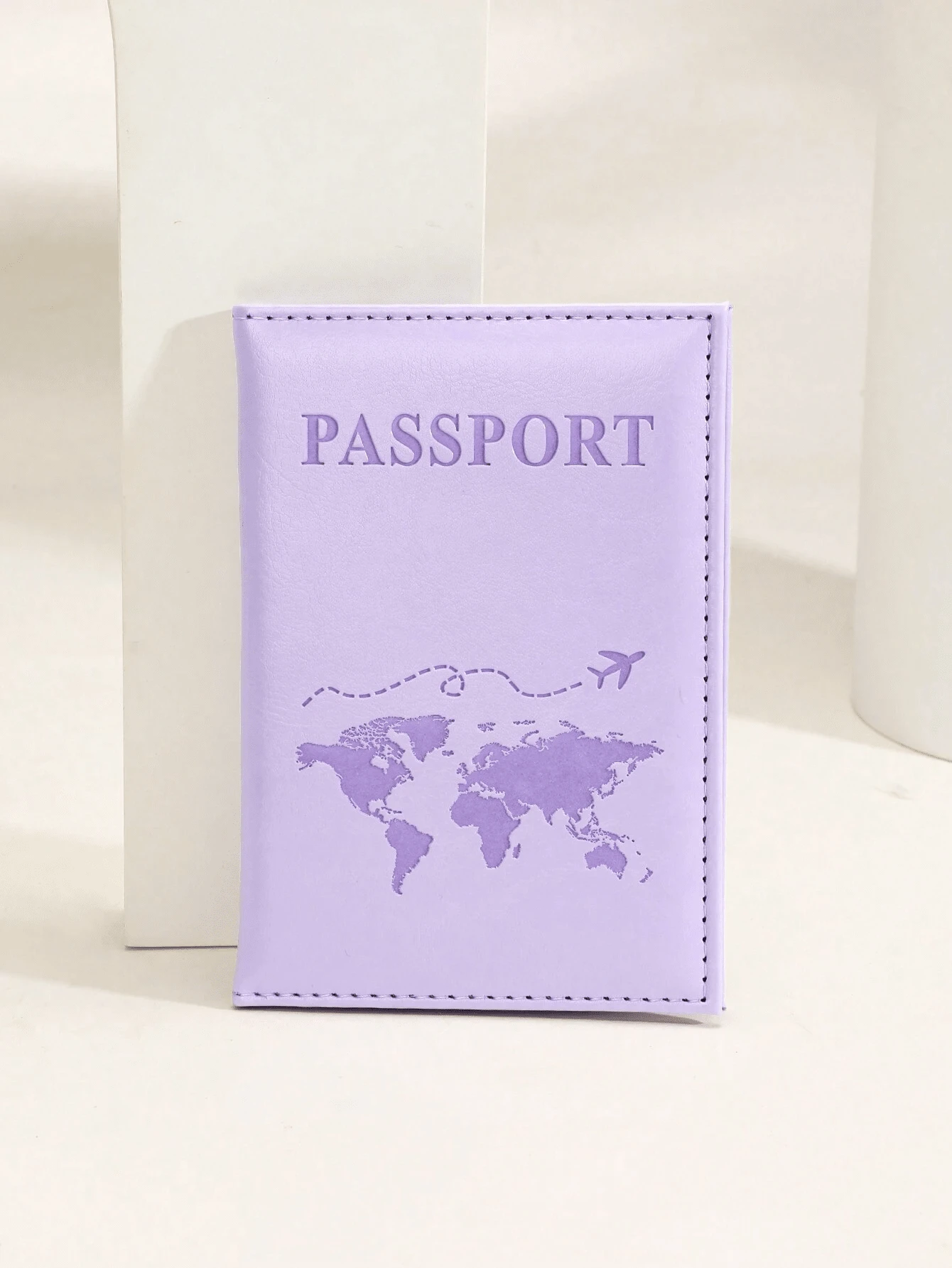 1pc Matte Passport Holder With Letter Print And Fixed Edge Design, Suitable For International Travel, Can Be Used As Passport Holder, Passport Case, Passport Wallet, Passport Bag, Also Suitable For Vacation Travel, Travel Storage, Travel Supplies, Travel Wallet, Passport Holder, Passport Wallet, Beach Holiday Bag, Summer Christmas Holiday, Etc.